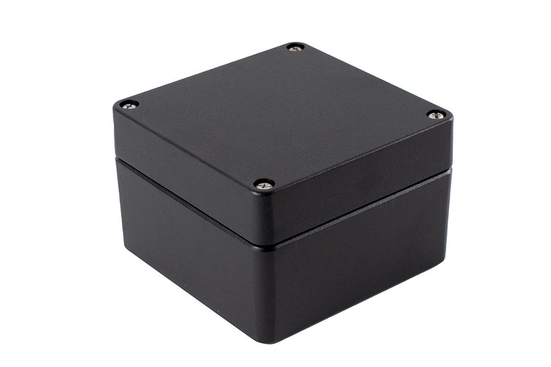 Hammond 1590Z Series Black Die Cast Aluminium Alloy General Purpose Enclosure, IP68, 140 x 140 x 91mm