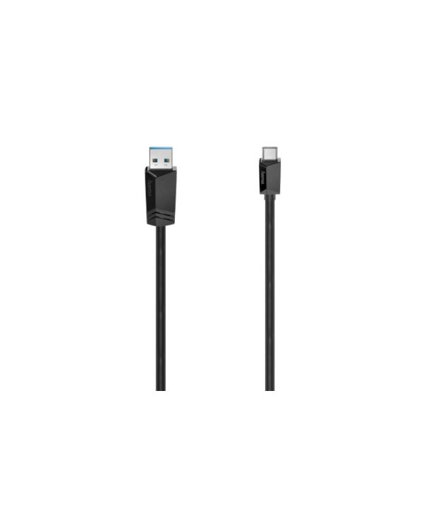 Hama USB 3.2, Male USB C to Male USB A, 5000Mbps, 1.5m