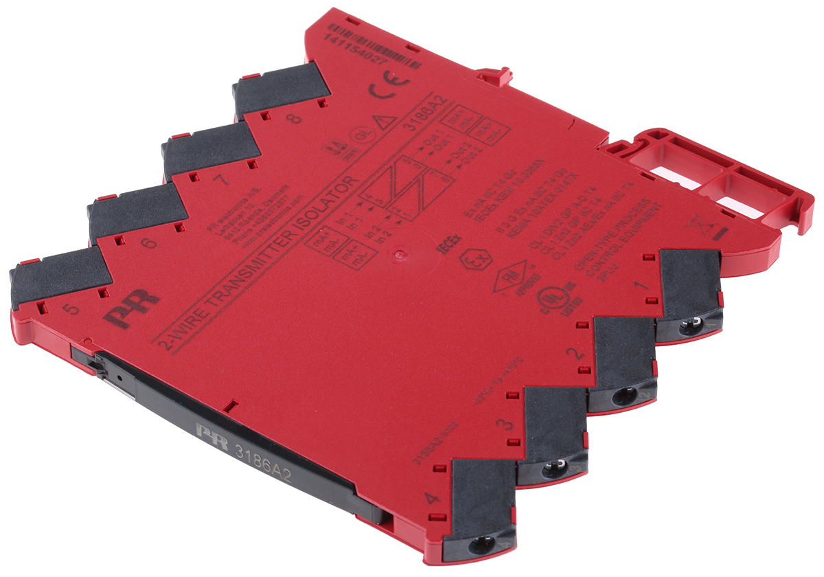 PR Electronics 3100 Series Current Isolator, Current Input, Current Output, 6 → 35V dc Supply