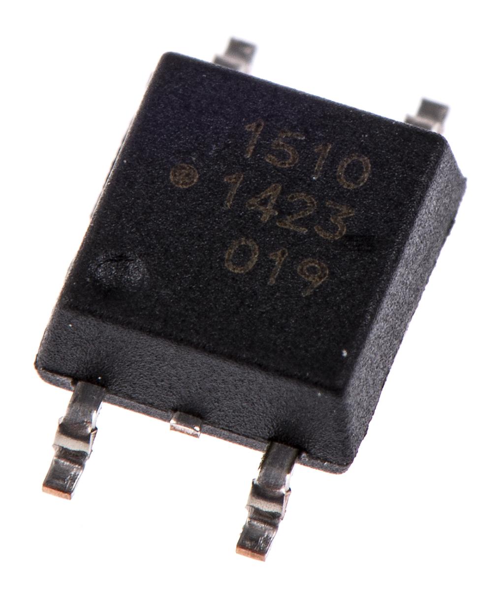 Broadcom Solid State Relay, 1 A Load, PCB Mount, 60 V Load, 1.7 V Control
