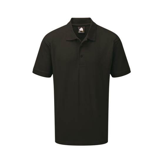 Orn Eagle Black Cotton, Polyester Polo Shirt