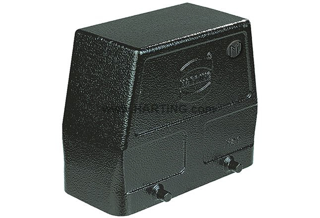 HARTING Han M Heavy Duty Power Connector Housing, M40 Thread, Side Entry