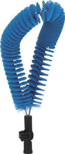 Vikan Medium Bristle Blue Scrubbing Brush, 25mm bristle length, Polyester bristle material