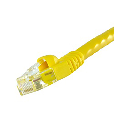 Cinch73, 4.27m Cat6, Yellow RJ45 to Male RJ45 Male, U/UTP Unshielded, Terminated PVC Sheath