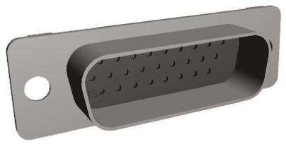 TE Connectivity Amplimite 90 26 Way Cable Mount D-sub Connector Plug