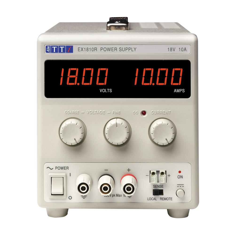 Aim-TTi EX-R Series Digital Bench Power Supply, 0 → 18V, 0 → 10A, 1-Output, 180W