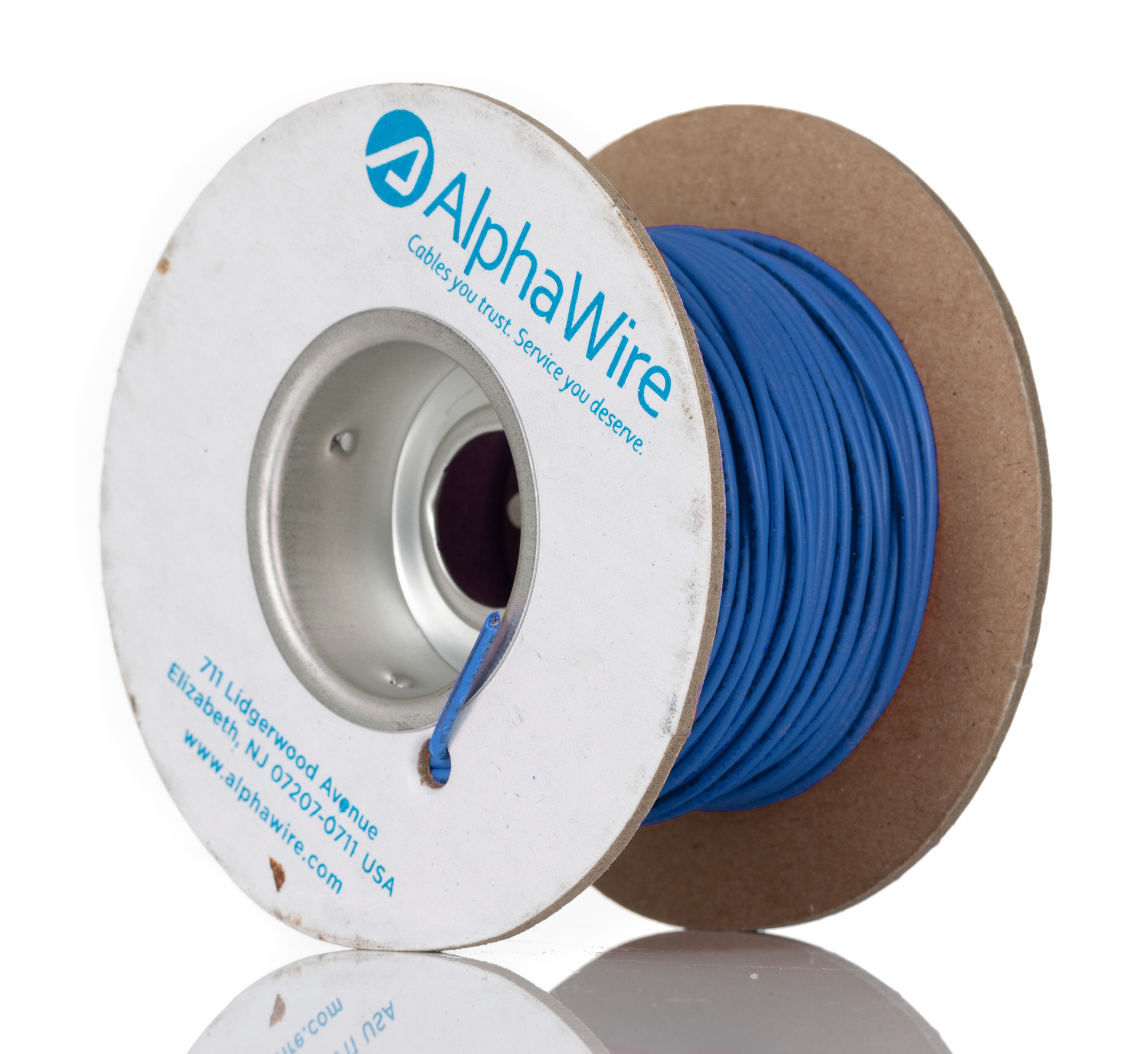 Alpha Wire Ecogen Ecowire Series Blue 0.75 mm² Hook Up Wire, 18 AWG, 16/0.25 mm, 30m, MPPE Insulation, 6715 BL005