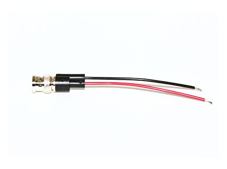 Mueller Electric BNC Test Lead, 300V ac, Black/Red, 100mm Lead Length