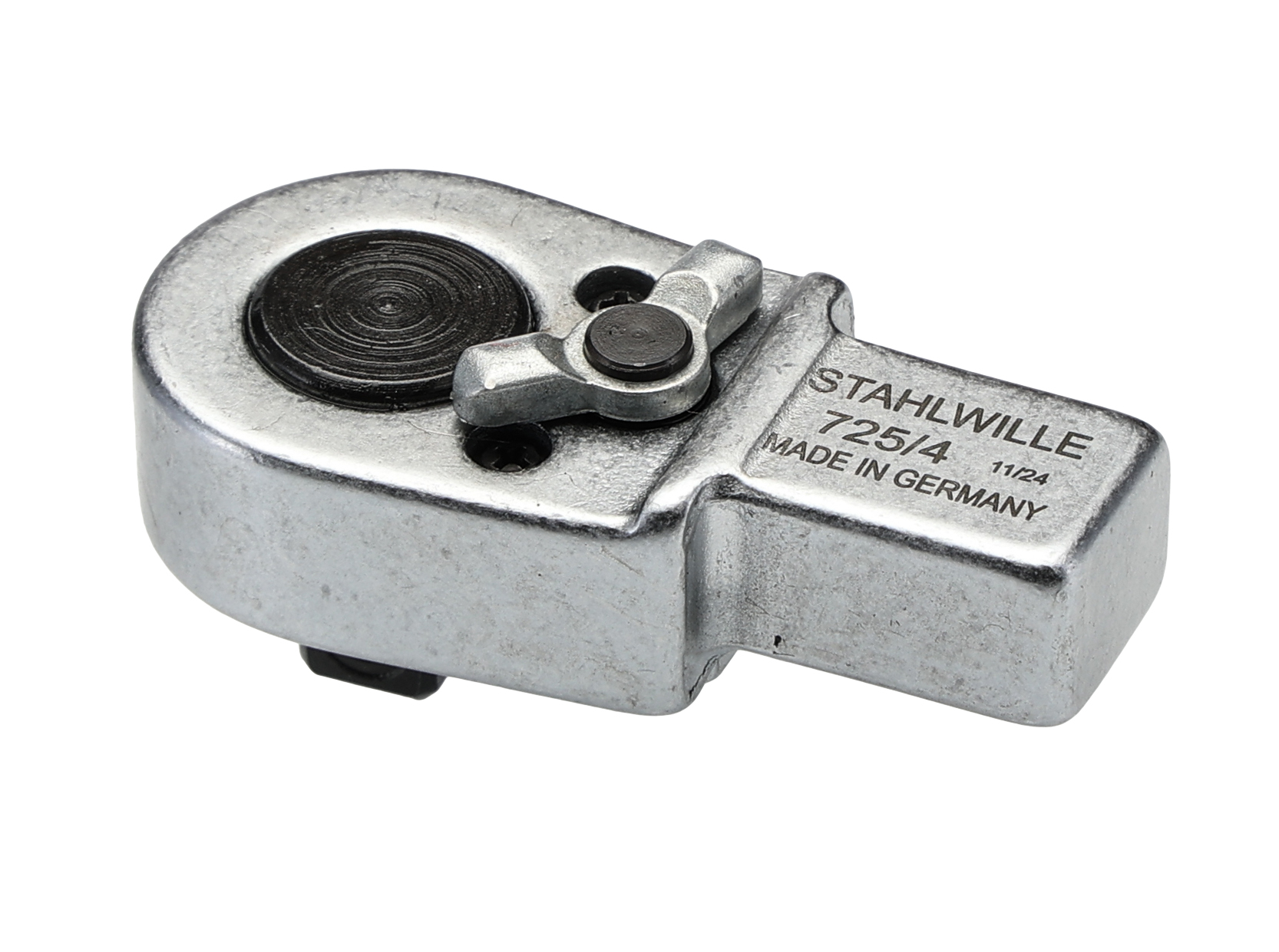 STAHLWILLE Serie 725 Series Square Ratchet Insert Tool, 17.5 mm, 9 x 12mm Insert, Black Oxidized Finish