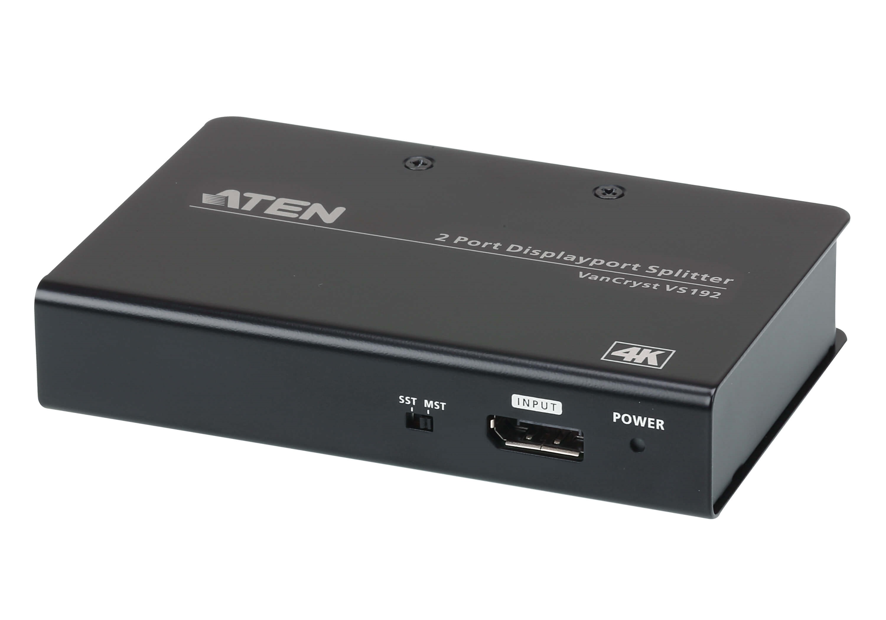 Aten 2 Port 1 Input 2 Output DisplayPort Splitter 4096 x 2160