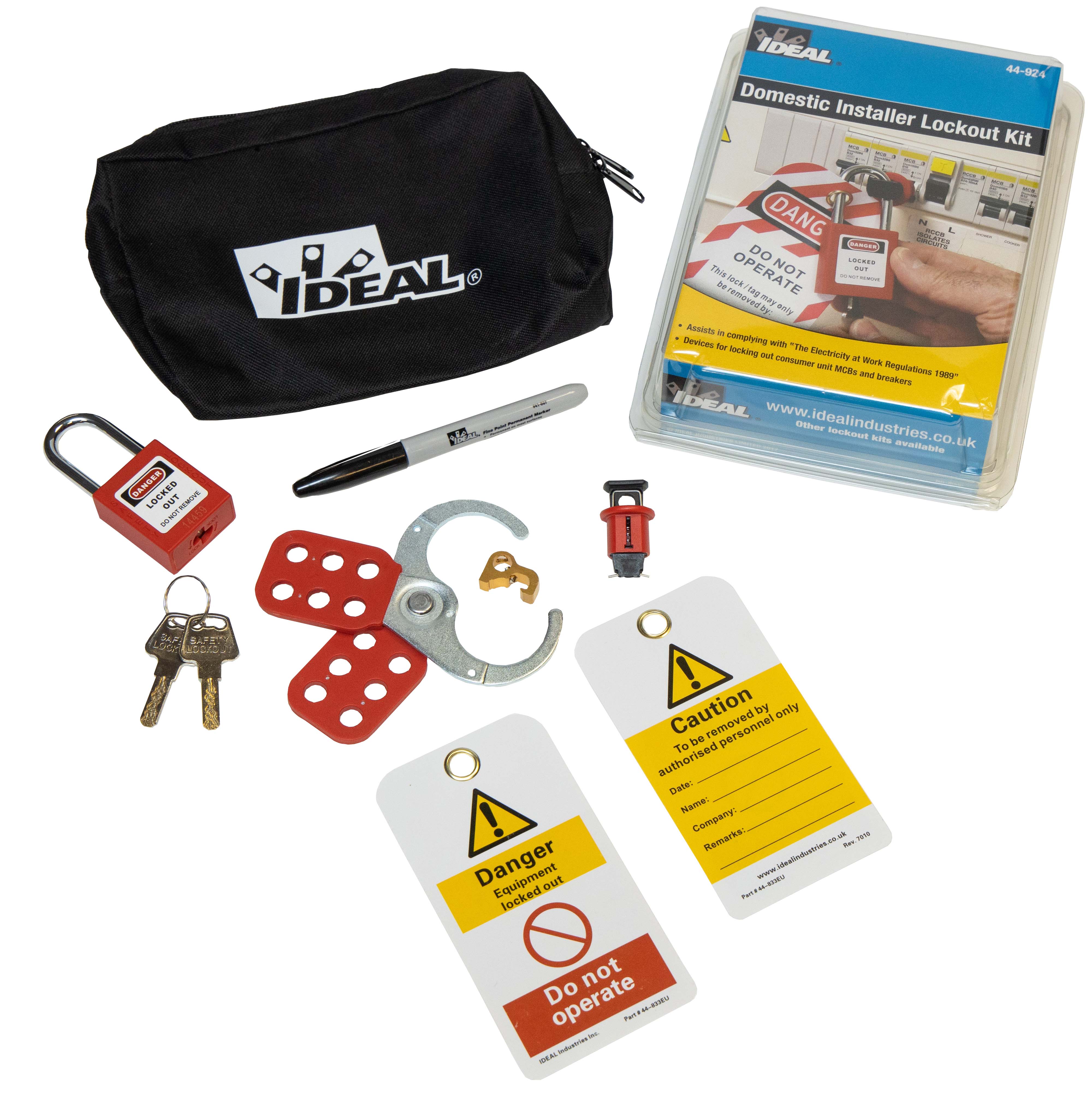 Ideal Industries Red 1-Lock Lockout Device