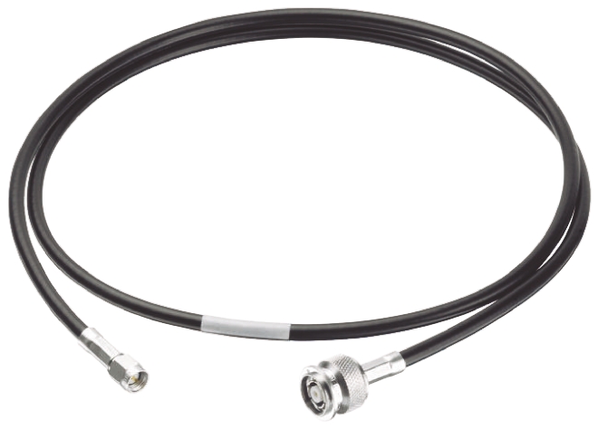 Huber+Suhner Reverse TNC Series Male RP-TNC to Male SMA, 1 m 50 Ω