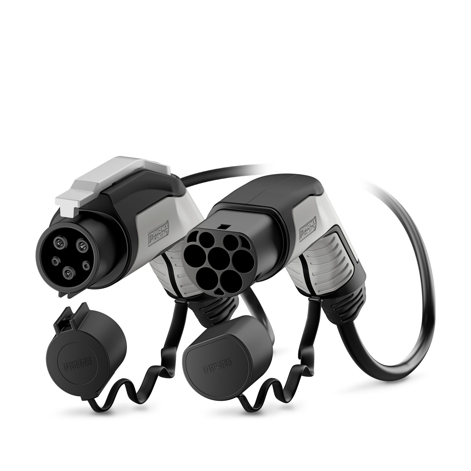 Phoenix Contact 32 A Mode 3, Type 1 to Type 2, EV Charging Cable 7mm