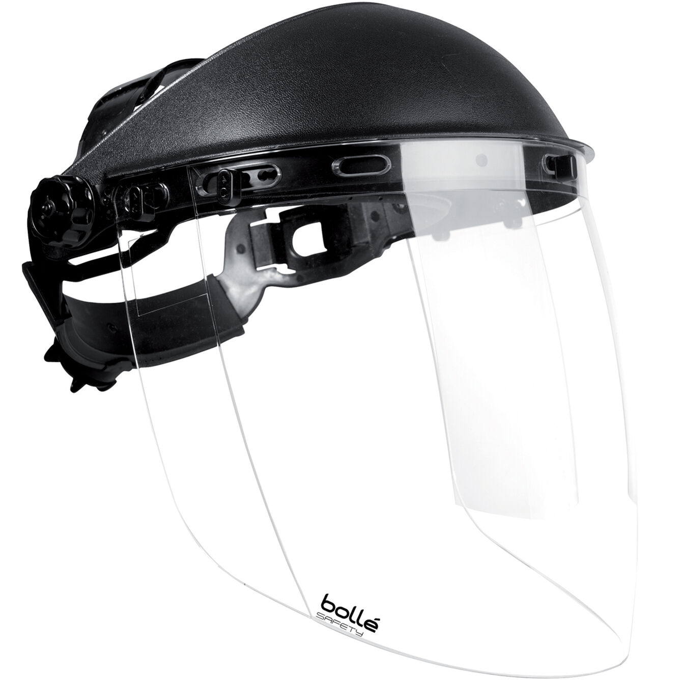 Bolle Safety Clear Flip Up PC Face Shield with Face Guard , Resistant To Impact
