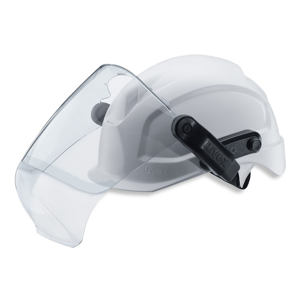 uvex Clear Flip Up PC Visor, Resistant To Electric Arcs, Liquids, Molten Metal