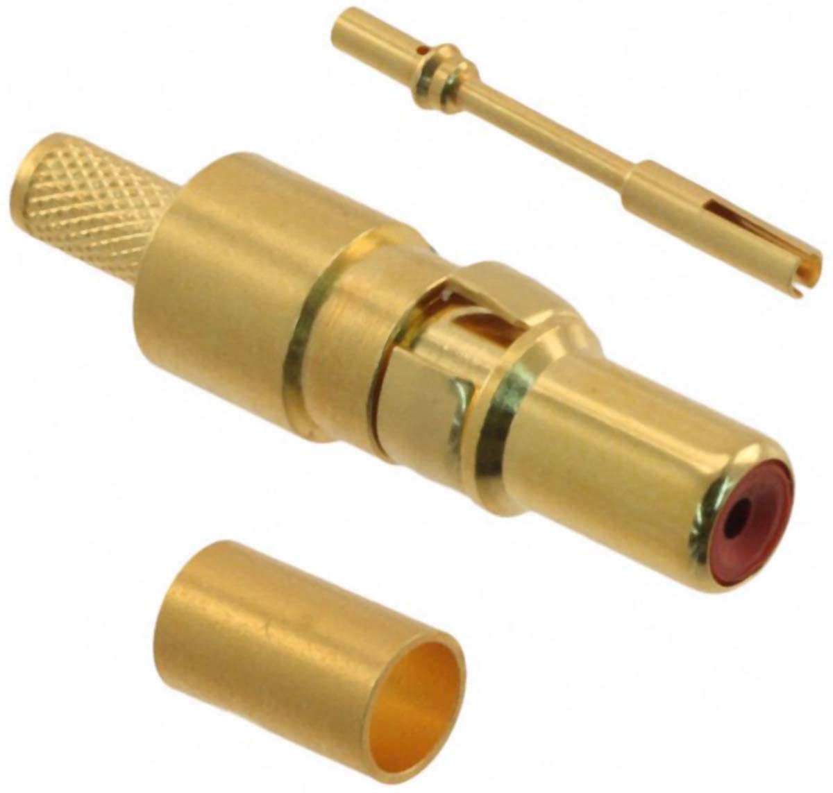 HARTING, D-Sub Mixed Series, Male Crimp D-Sub Connector Coaxial Contact, Gold Coaxial, 30 AWG → 24 AWG