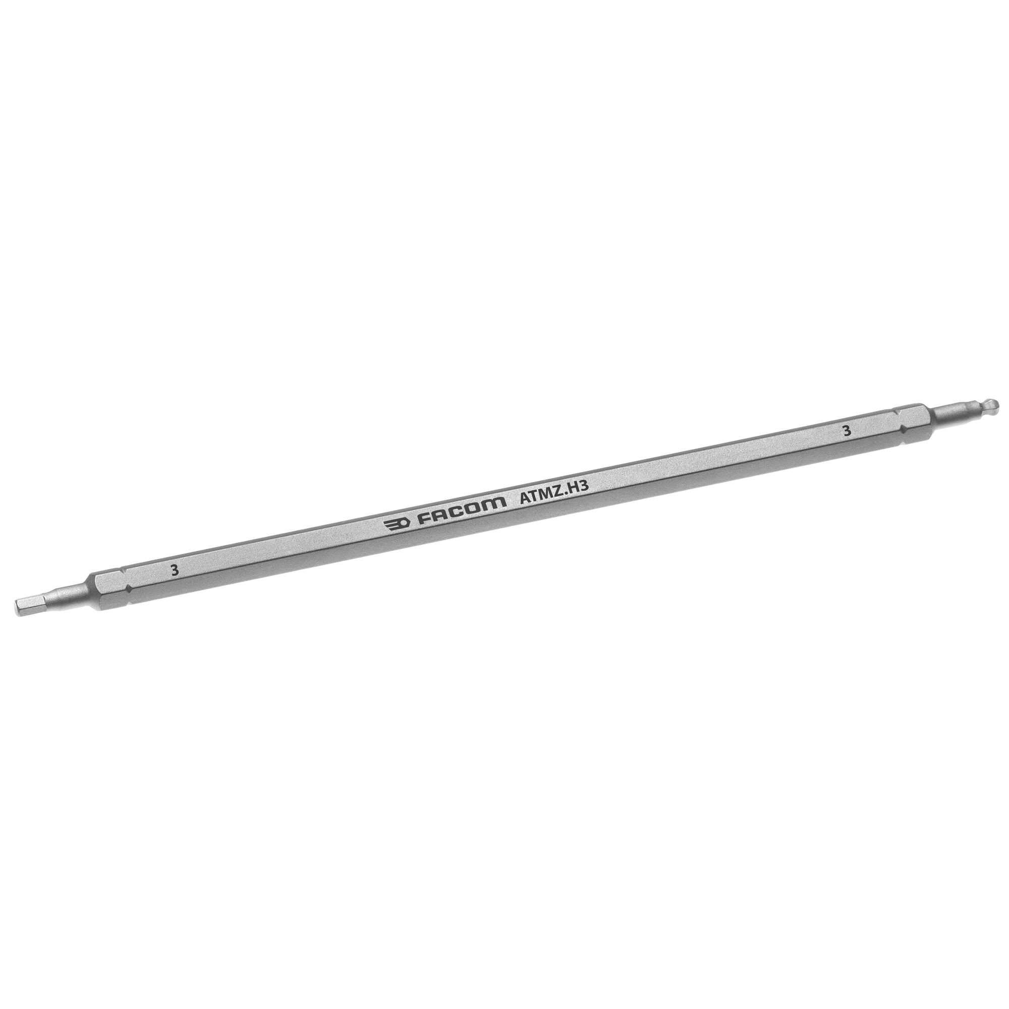 Facom Hexagon Reversible Screwdriver Blade, 3 mm Tip