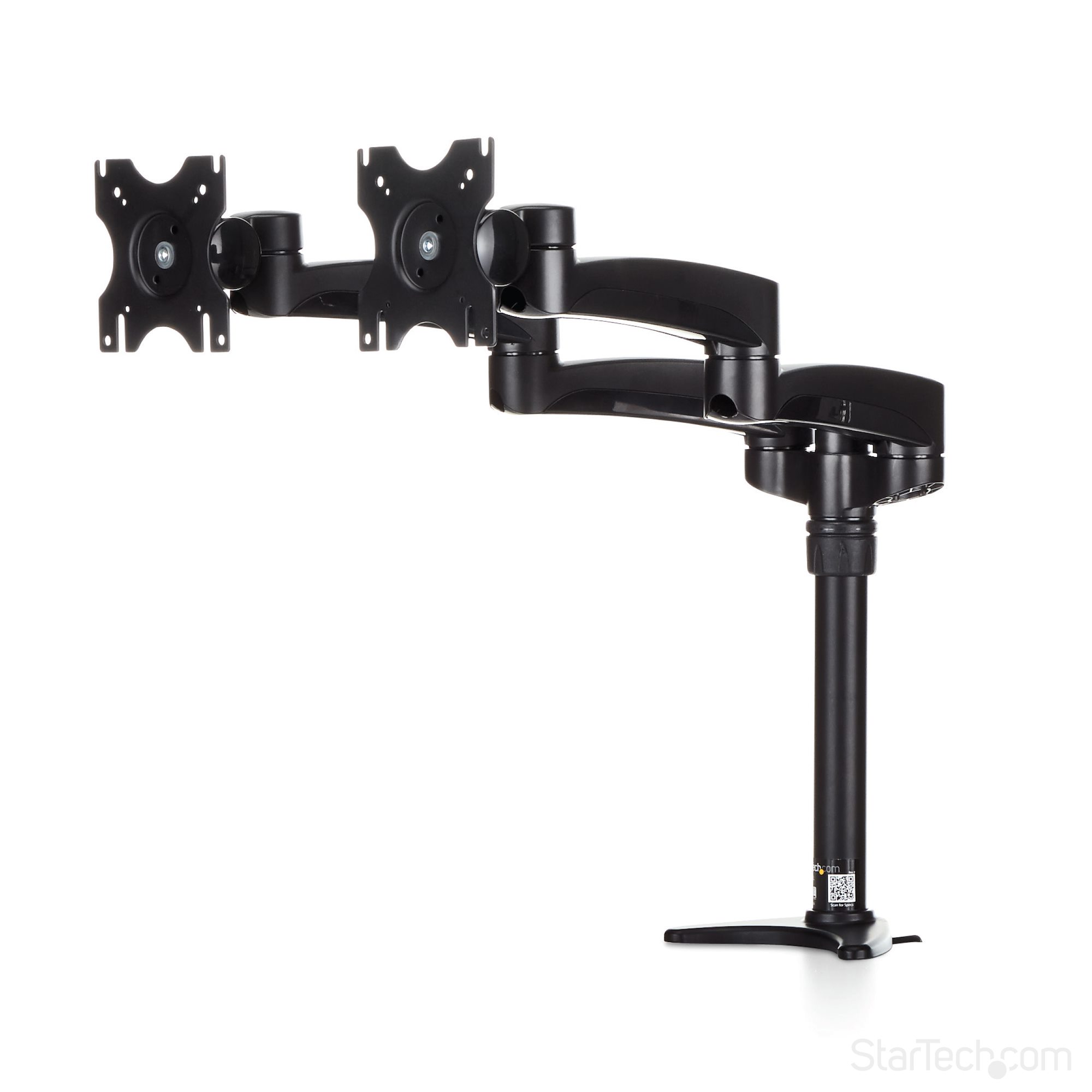 StarTech.com Desk Mounting Monitor Arm for 2 x Screen, 24in Screen Size