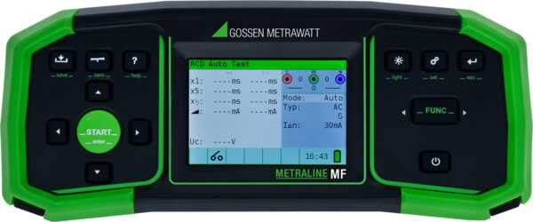 Gossen Metrawatt M520F Multifunction Tester, 9V dc , Earth Resistance Measurement With USB