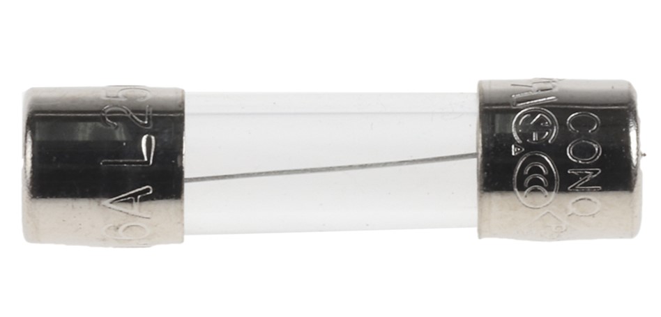 RS PRO 1.6A T Glass Cartridge Fuse, 5 x 20mm