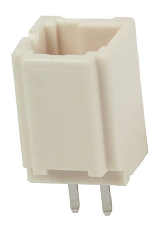 Hirose DF1E Series Straight Through Hole PCB Header, 2 Contact(s), 2.5 mm Pitch, 1 Row, Shrouded