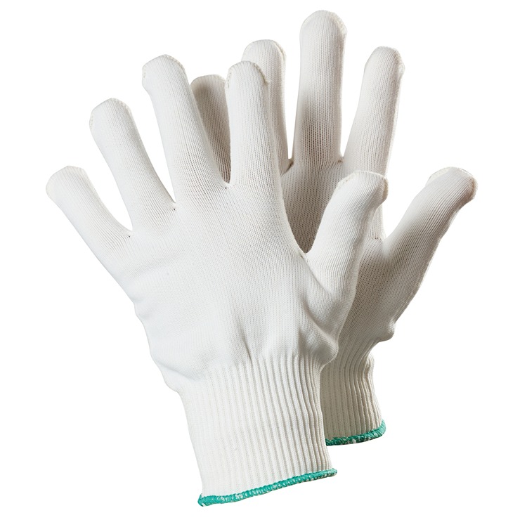 Tegera TEGERA White Cotton, Nylon Work Gloves, Size 10