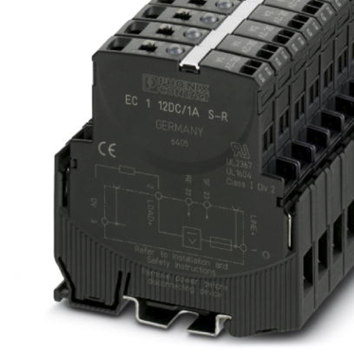 Phoenix Contact EC Electronic Circuit breaker 4A 12V EC 1, On Base Element