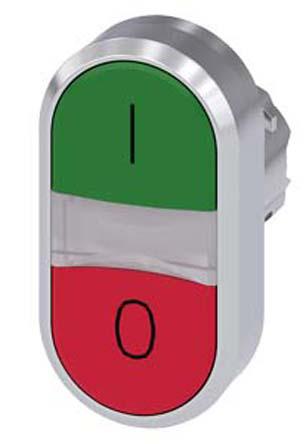 Siemens SIRIUS ACT 3SU10 Series Green, Red Momentary Push Button, 22mm Cutout, IP66, IP67, IP69(IP69K)