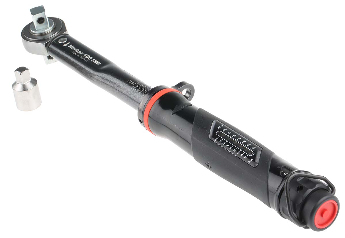 Norbar Torque Tools Click Torque Wrench, 20 → 100Nm, 1/2 in Drive, Square Drive