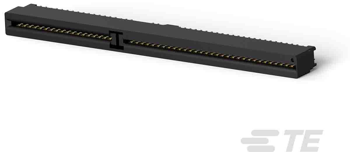 TE Connectivity Vertical Female Edge Connector, Through Hole Mount, 98-Contacts, 2.54mm Pitch, 2-Row, Solder Termination