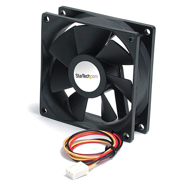 StarTech.com Axial Fan, 12 V dc, dc Operation, 31.84cfm, 1.08W, 90mA Max, 3.6 x 3.6 x 1in
