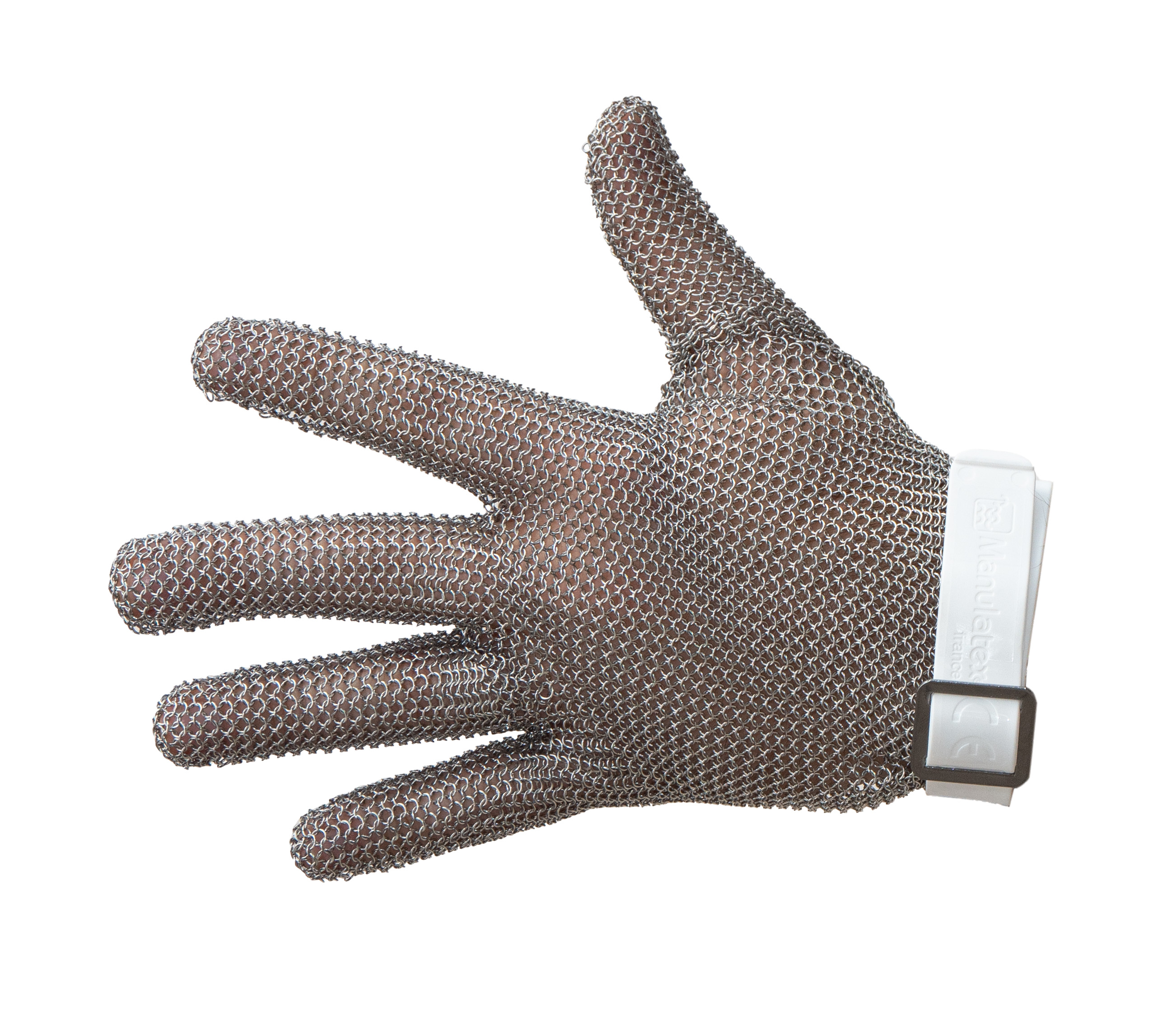 Manulatex GCM White Stainless Steel Puncture & Tear Resistant Gloves, Size S