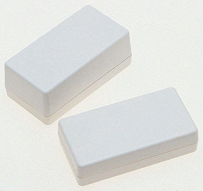 OKW Shell-Type Case Series White ABS Handheld Enclosure, , IP65, 85 x 45 x 22mm