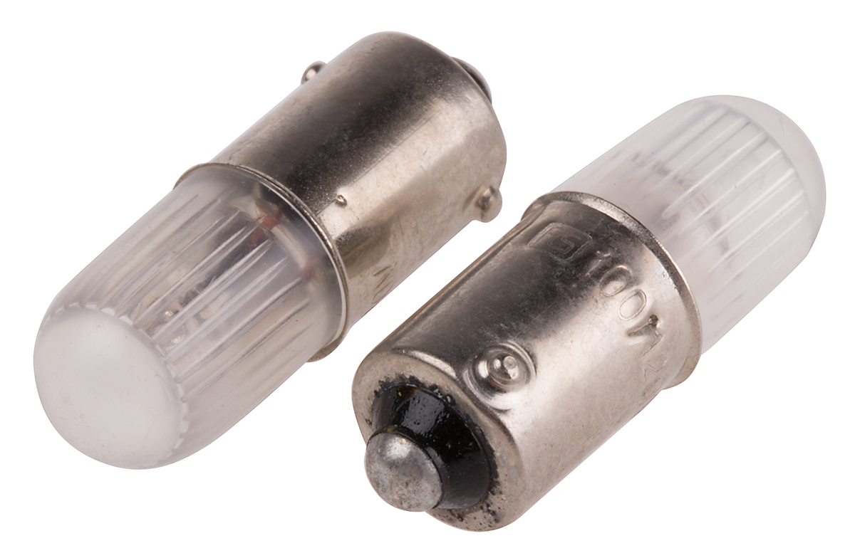 RS PRO Orange Indicator Lamp, 100/120V, BA9s Base
