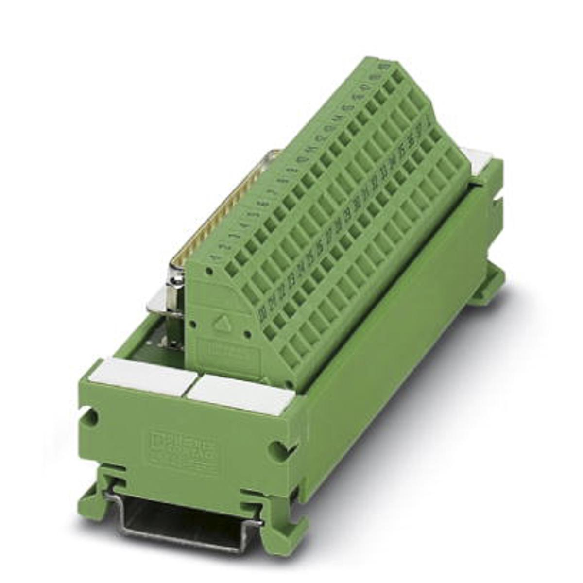 Phoenix Contact 15-Contact Male Interface Module, D-sub Connector, DIN Rail Mount, 2.5A
