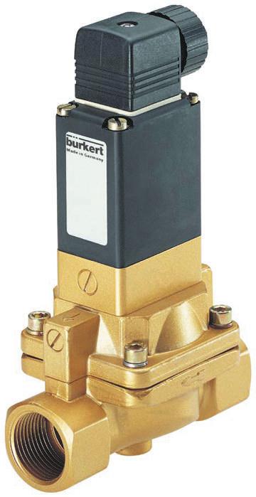 Burkert Solenoid Valve 134437, 2 Port, NC, 230 V ac