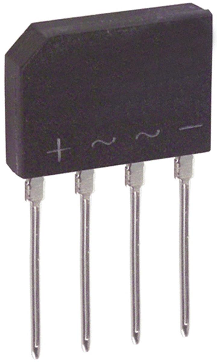 Diodes Inc Bridge Rectifier, 2A, 200V, 4-Pin