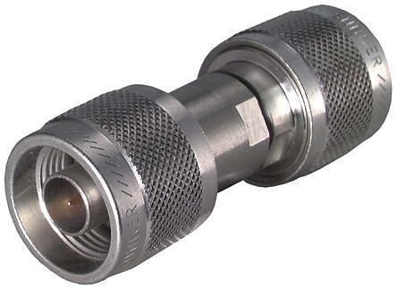 Huber+Suhner Straight 50Ω RF Adapter N Plug to N Plug 18GHz