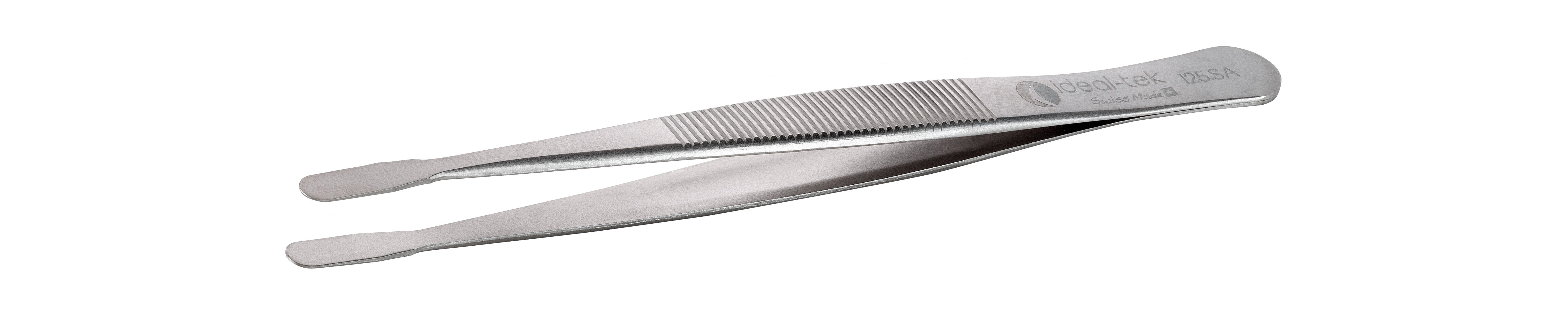 ideal-tek 120 mm, Stainless Steel, Straight, Tweezers
