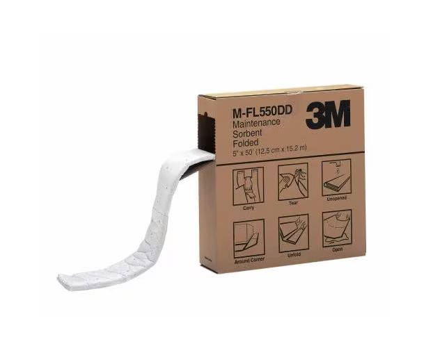 3M Spill Absorbent Multi-Format for Maintenance Use, 119 L Capacity, 3 per Pack