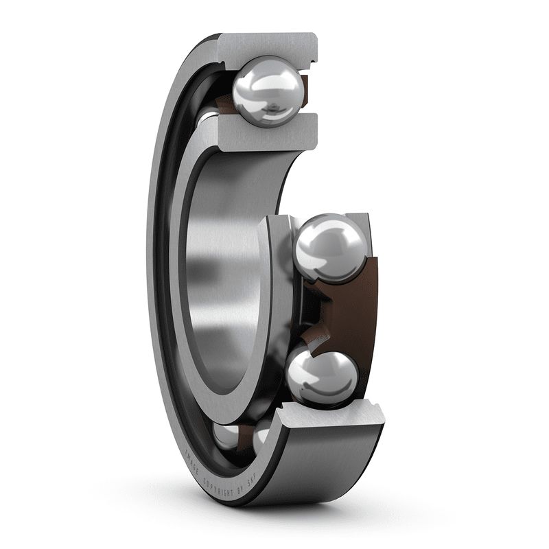 SKF 6201 TN9/C3 1 Row Ball Bearing - 12 mm ID, 32 mm OD