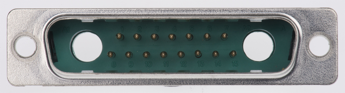 Amphenol Communications Solutions DW 17 Way Panel Mount D-sub Connector Plug