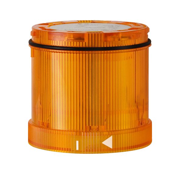 Werma 644 Series Yellow Flashing Effect Signal Tower for Use with Signal Tower, 24 V dc, LED Bulb, Vdc, IP65