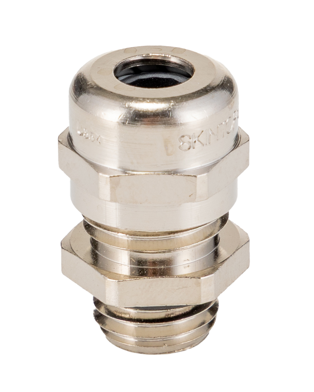 Lapp SKINTOP Series Silver Nickel Plated Brass Cable Gland, M12 Thread, 3.5mm min., 7mm max., IP68