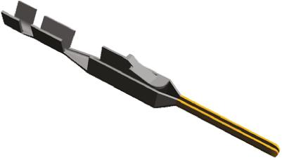 TE Connectivity AMPMODU MTE Series Male Crimp Terminal, 26AWG Min, 22AWG Max