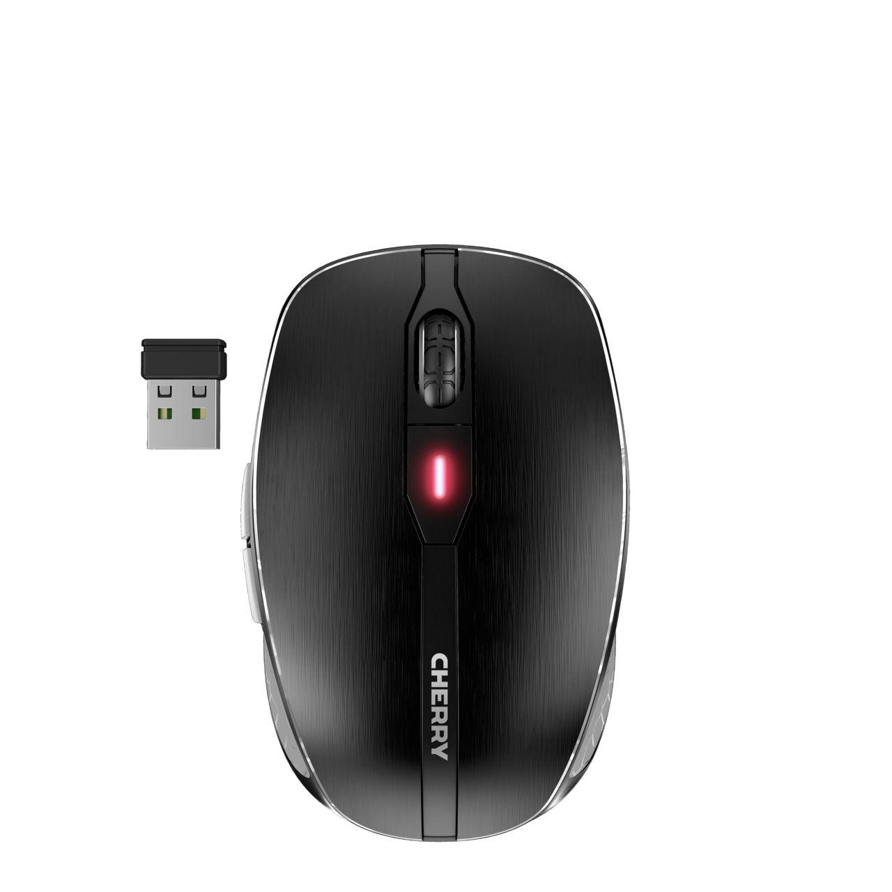 Cherry MW 8C 6 Button Wireless Compact Optical Mouse Black