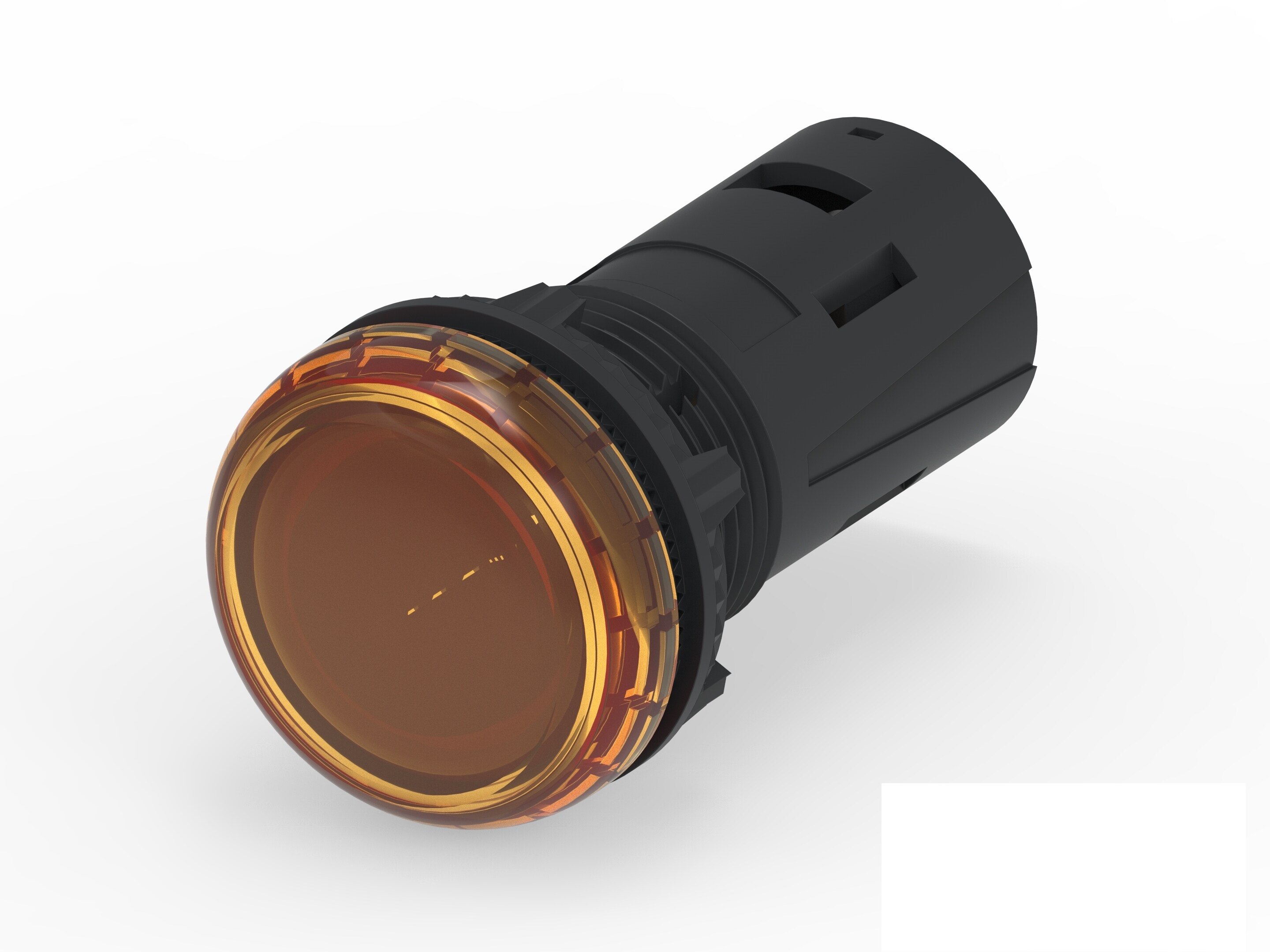 TE Connectivity, 5-2489541, Screw Mount Orange LED Pilot Light, 19.6mm Cutout, IP20, IP65, Dome, 415V ac