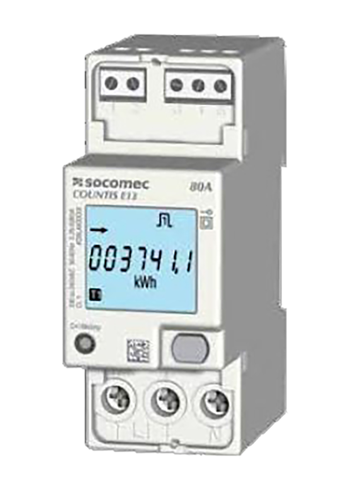 Socomec 1 Phase Backlit LCD Energy MeterElectrical