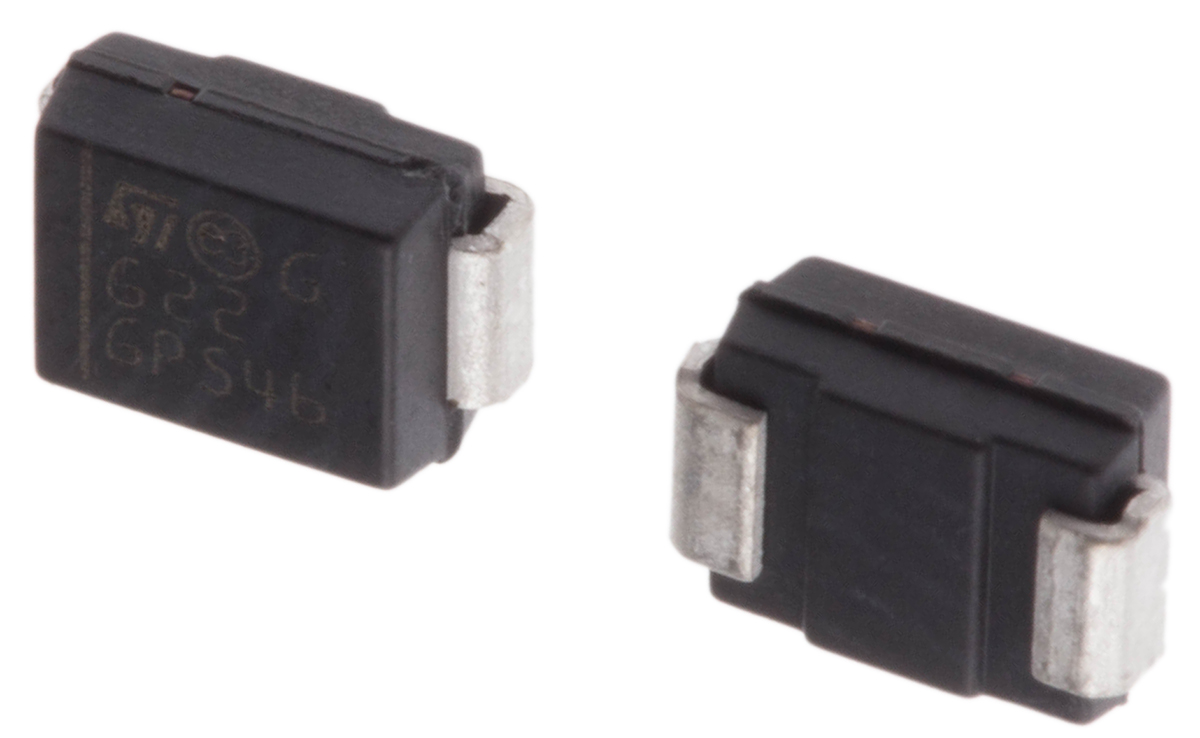 STMicroelectronics 200 V 10 A Diode Schottky 2-Pin DO-214AA STPS2200U