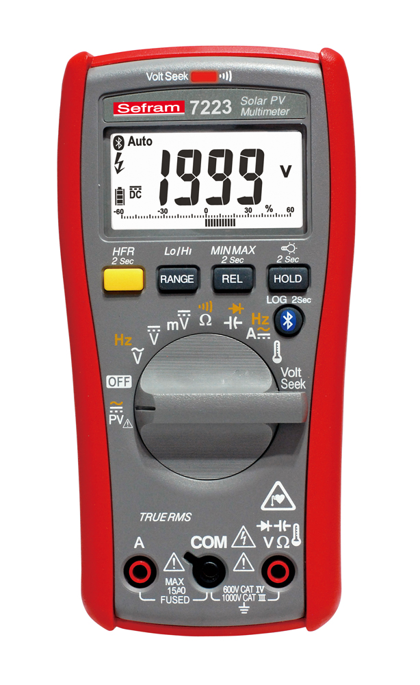 Sefram 7223 SEFRAM 722X Digital Digital Multimeter True RMS, 10 A Max, 1000 V Max